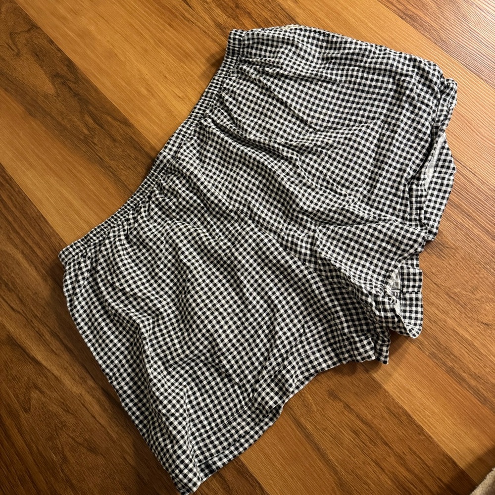 a new day High Waist Gingham Shorts